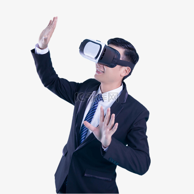 体验虚拟眼镜科技人像VR