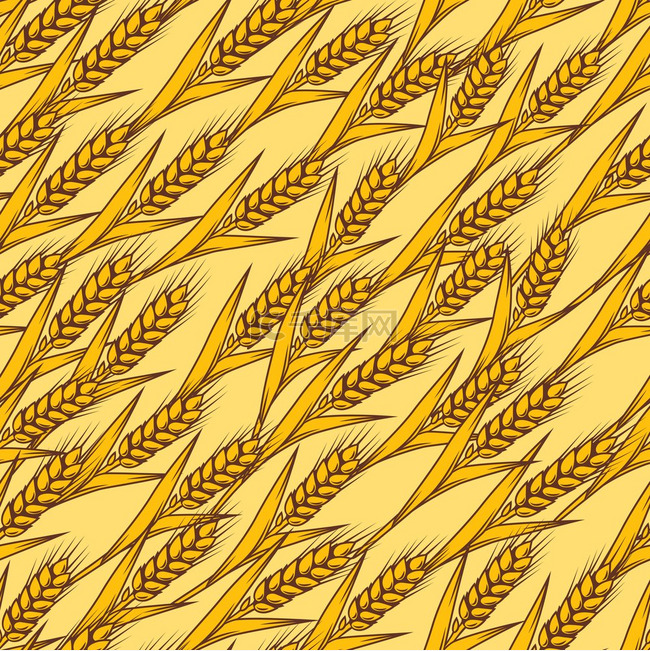 与小麦的无缝模式。