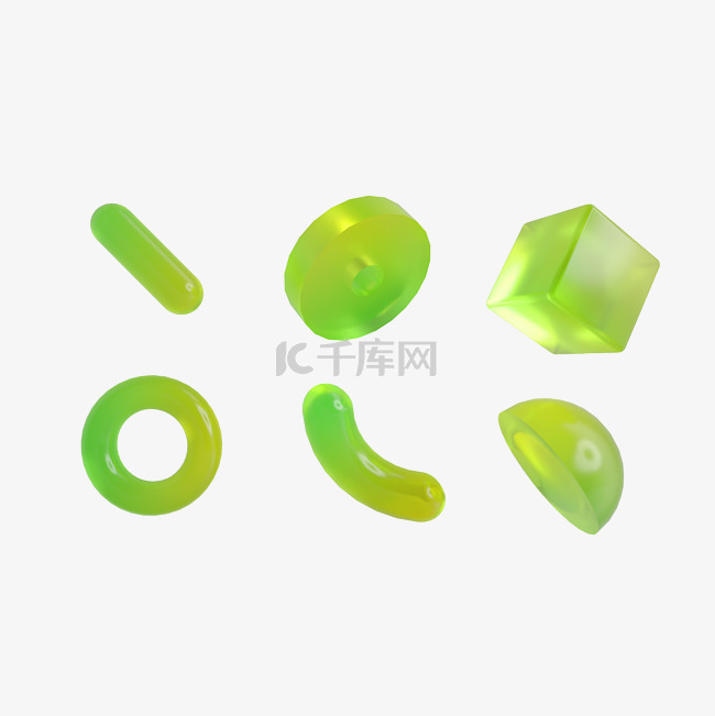 c4d玻璃几何