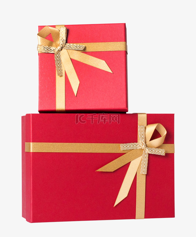 电商产品礼物盒小商品红色礼物盒