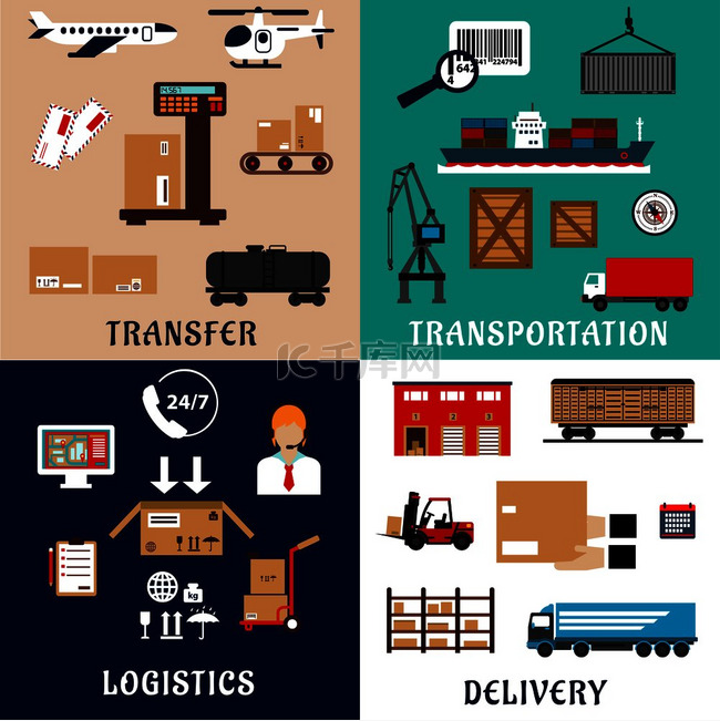 货运、航运、仓储、交付和物流平
