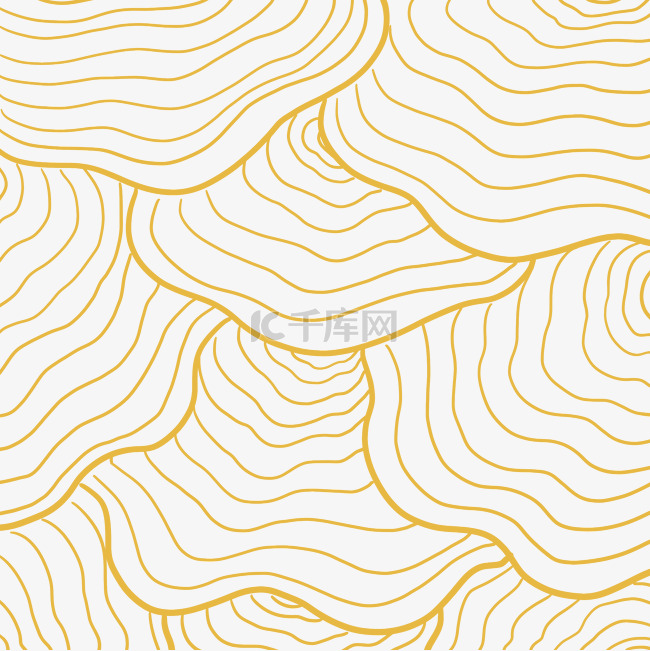 金色线条花纹底纹