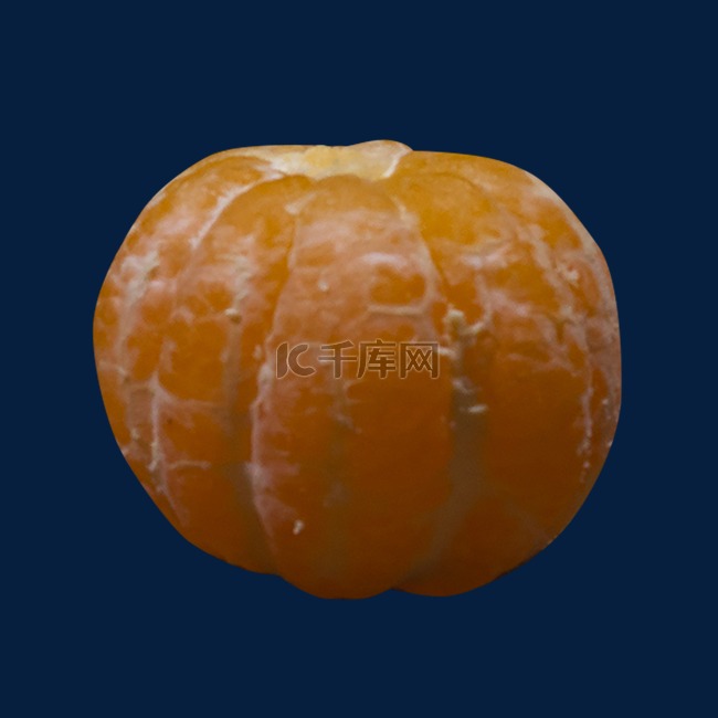 橘子桔子秋天水果剥皮的桔子
