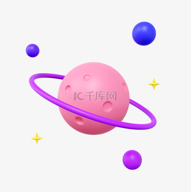 3DC4D立体宇宙星球