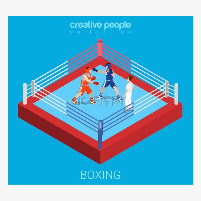 Boxing ring professional championship