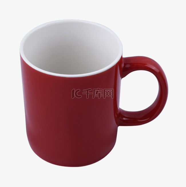 陶瓷杯水杯红色杯子咖啡杯