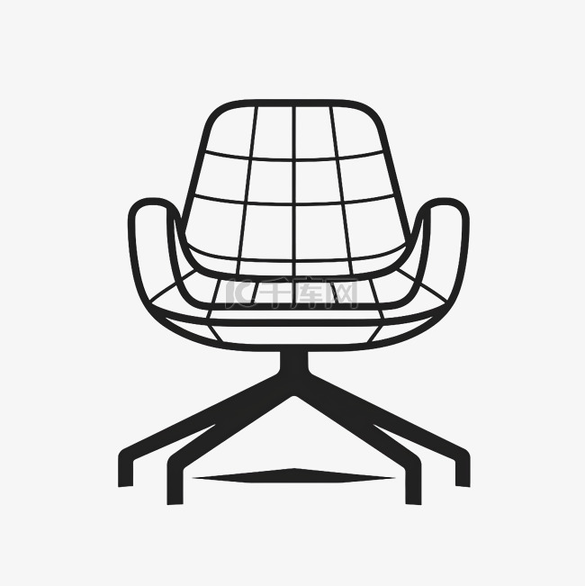 极简主义科技旋转椅icon