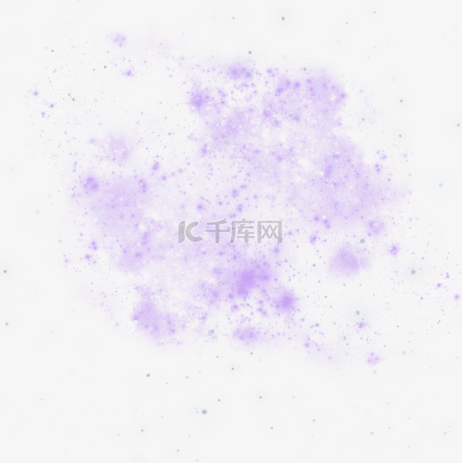 稀疏紫色银河星云宇宙元素