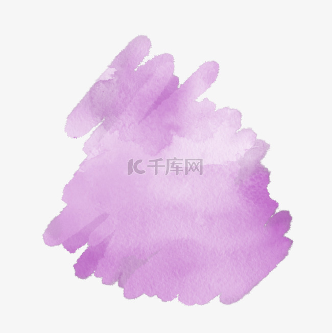 简约风格紫色涂鸦水彩笔刷