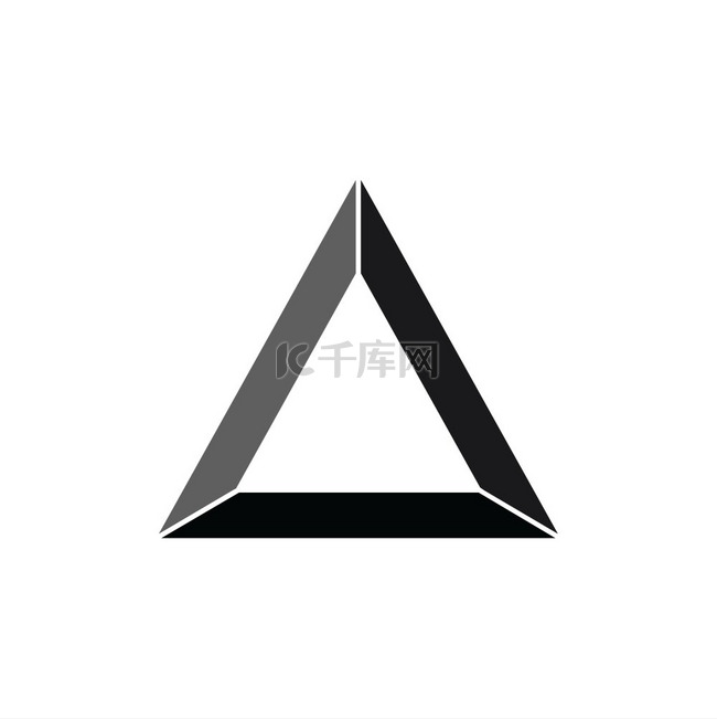三角形主题标志标识艺术矢量图素材图片免费下载-千库网