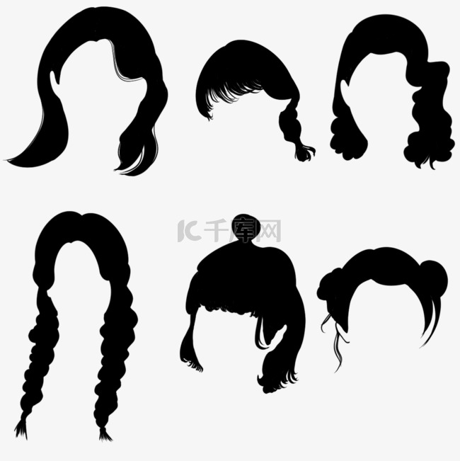 女式各种短发发型组合