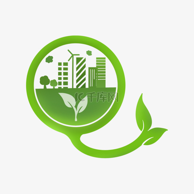 能源绿色环保概念插图城市