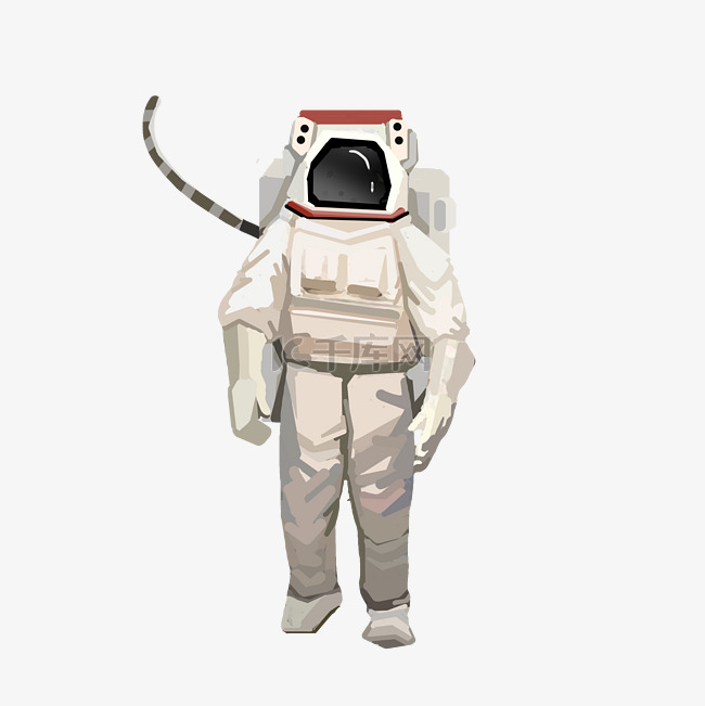 穿太空服的宇航员