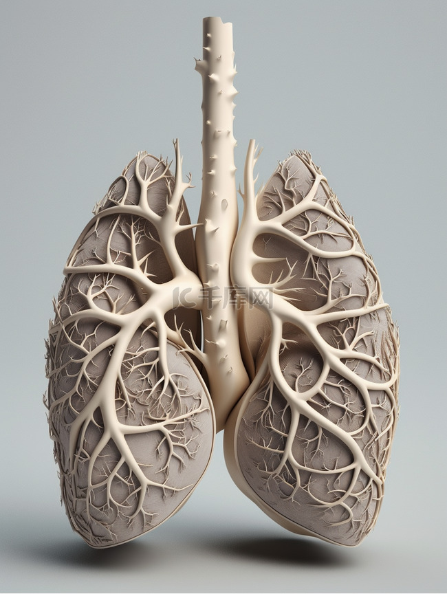 人体器官肺部元素