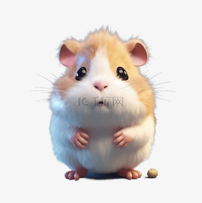 3D毛绒卡通可爱动物仓鼠