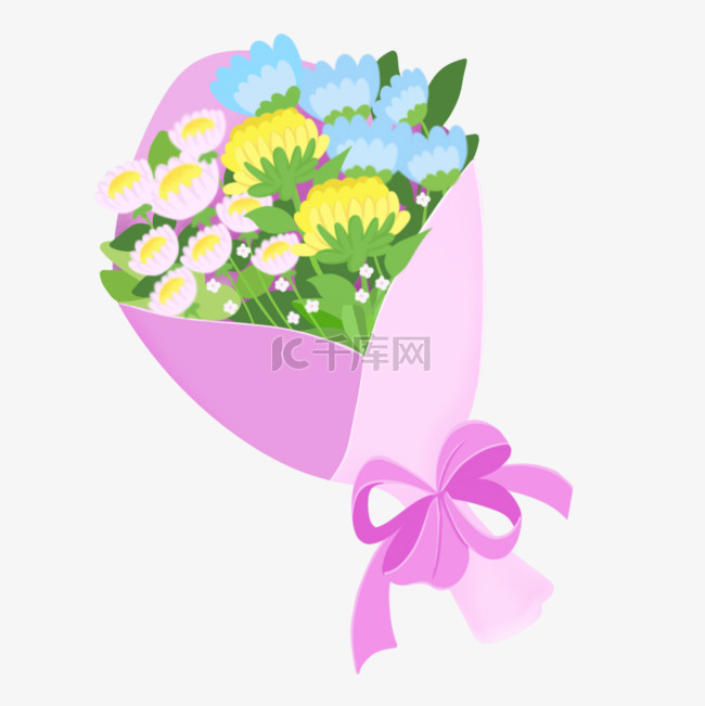 日本佛坛佛花粉色包装花朵