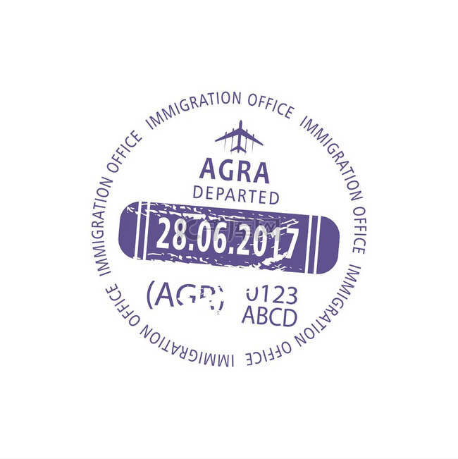 从阿格拉出发印度国家隔离签证盖