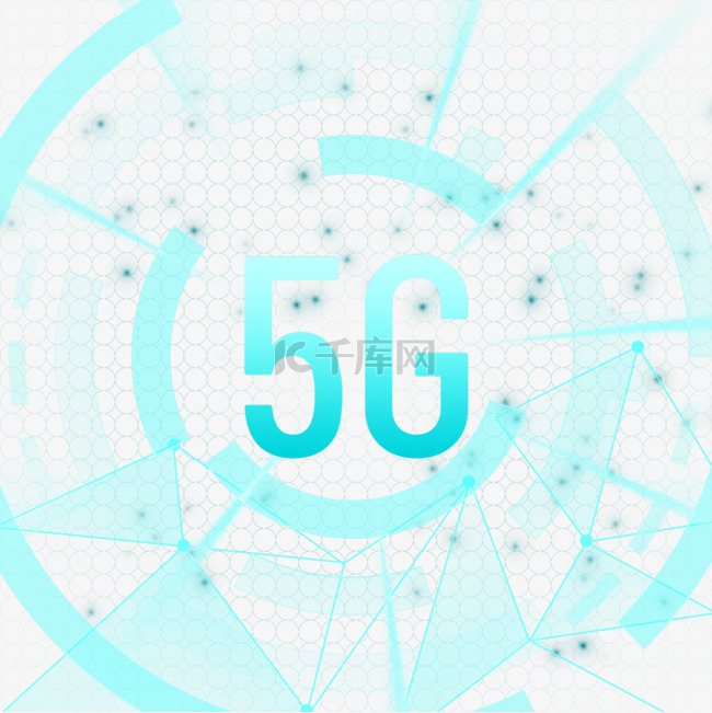 5g光效信息网抽象光影圆盘