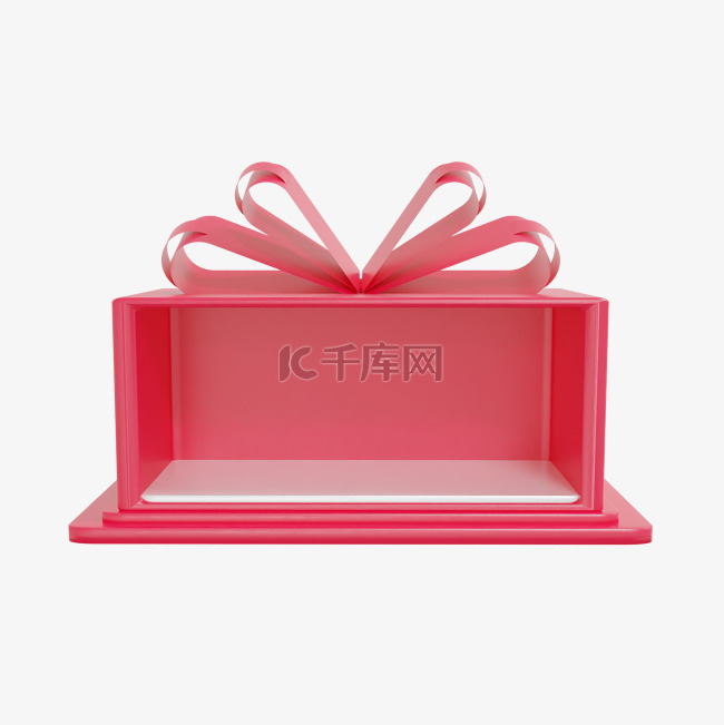 3DC4D立体节日礼物礼盒边框