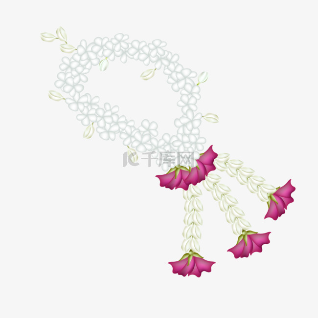 精致泰国泼水节花环