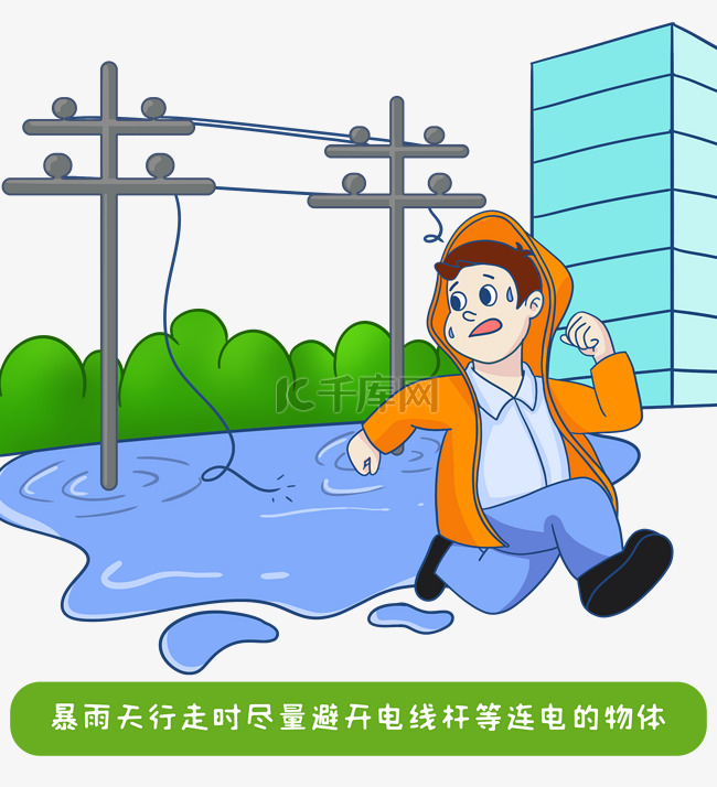 抗洪暴雨城市内涝洪灾注意事项