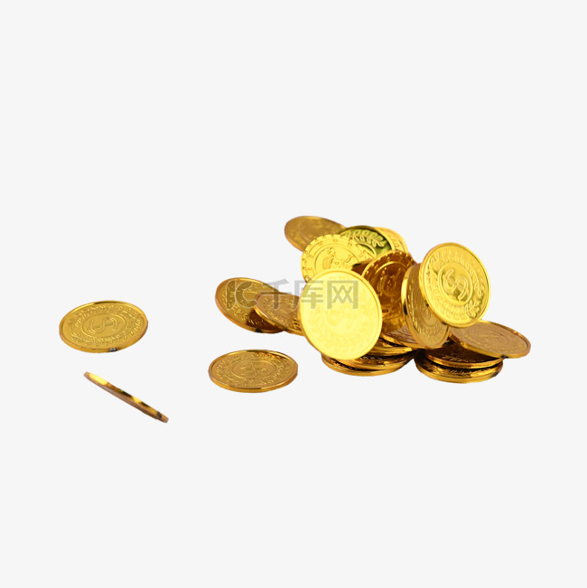 金币硬币黄金宝藏货币