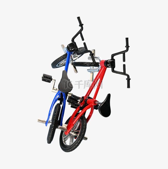 玩具挂件摄影图自行车