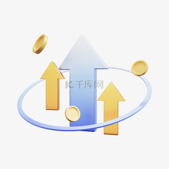 3D立体商务金融图标