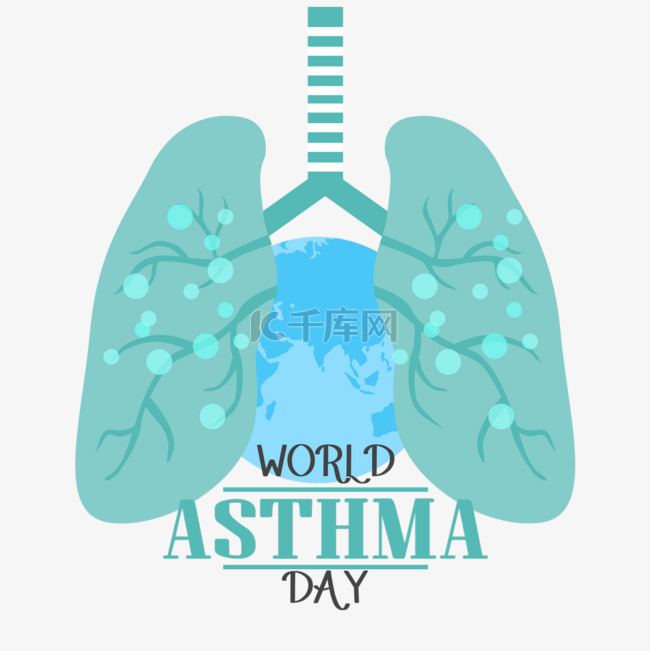 蓝色地球世界哮喘日