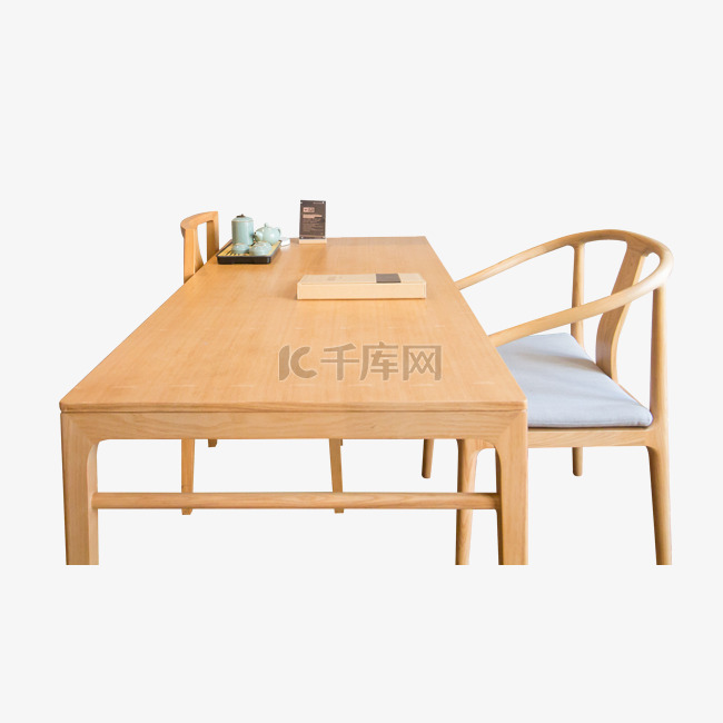 中式书桌桌椅木质简约