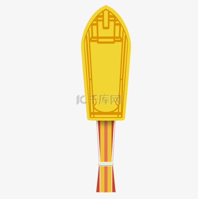韩国传统边框花纹样式黄色竹签