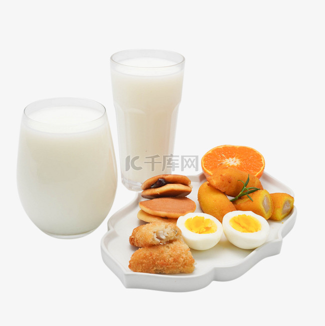 健康饮食营养早餐牛奶