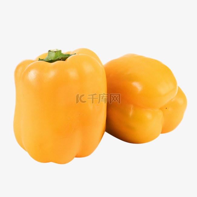 新鲜蔬菜黄色彩椒