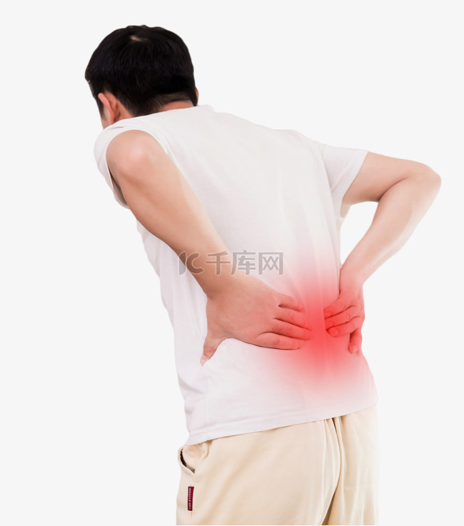 背痛人物疼痛男性腰痛