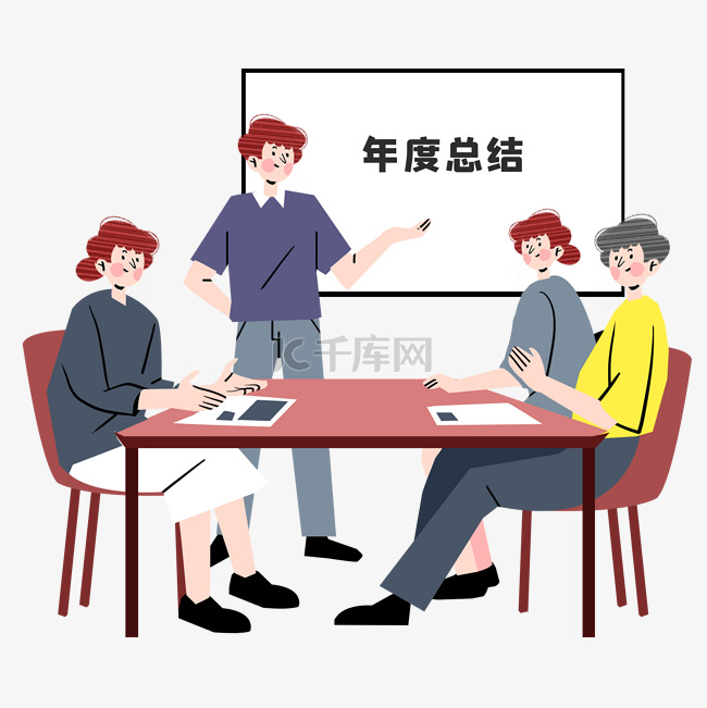 年终总结年会汇报会议