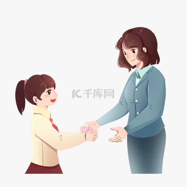 教师节学生给老师送感谢信