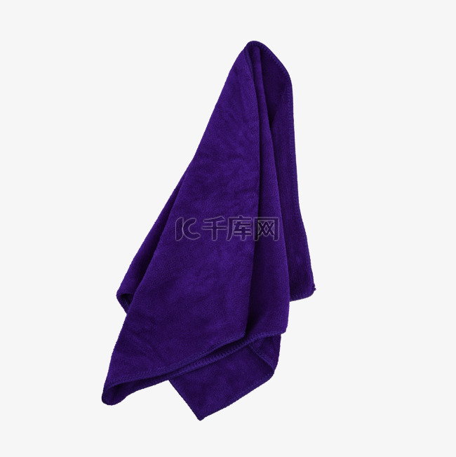 紫色毛巾纺织品柔软纯棉