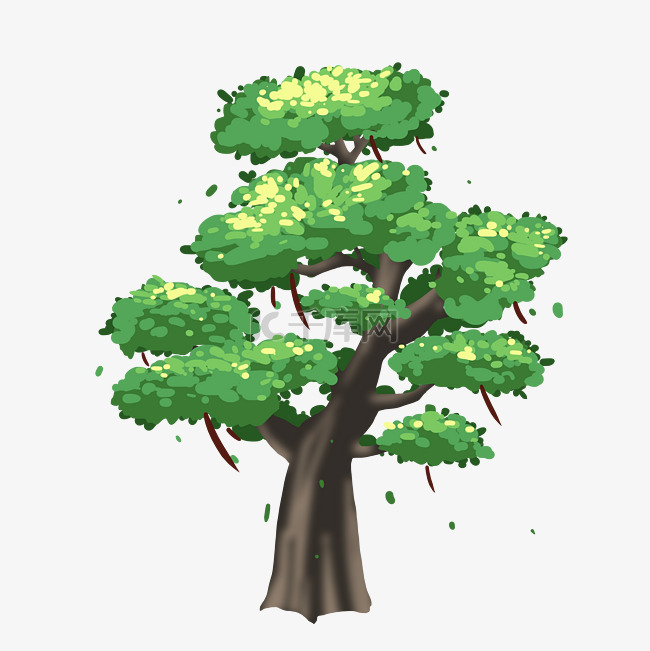 梦幻仙侠绿色景观树