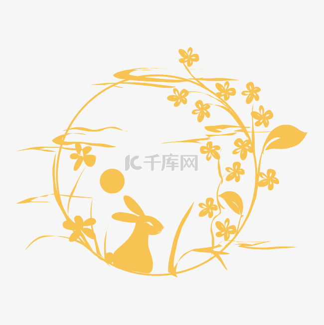 中秋中秋节底纹