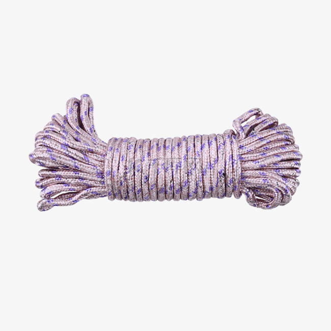 紫色棉绳细绳材料绳子