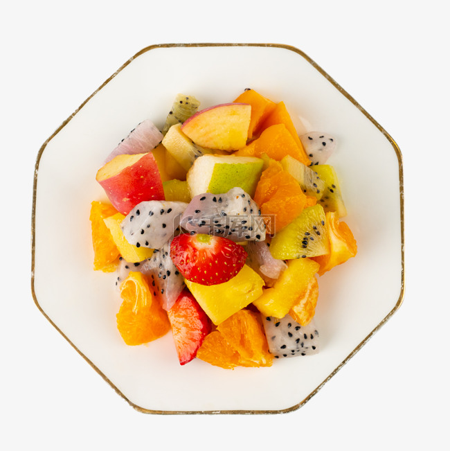 新鲜水果果盘组合水果切块