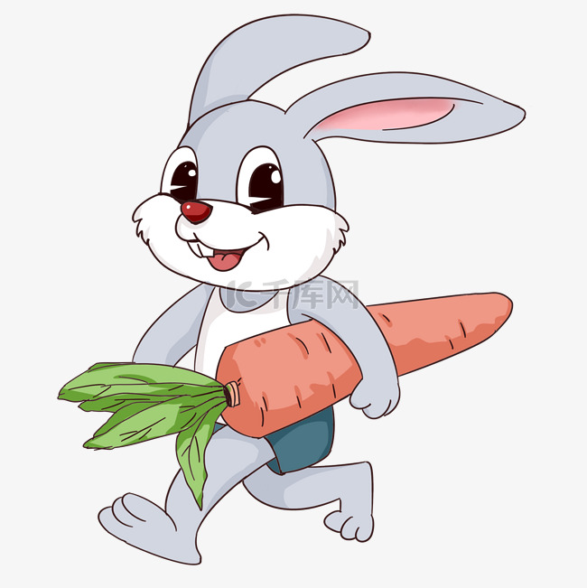 兔年卡通可爱兔子形象