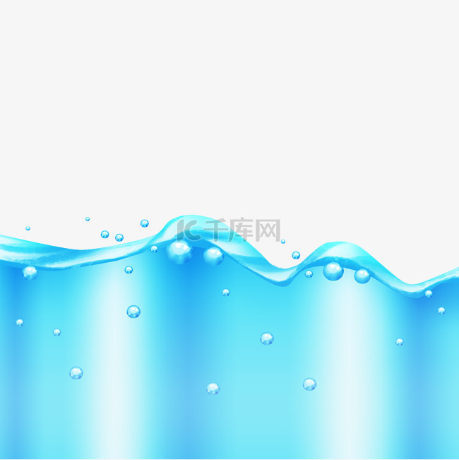 蓝色液态水资源
