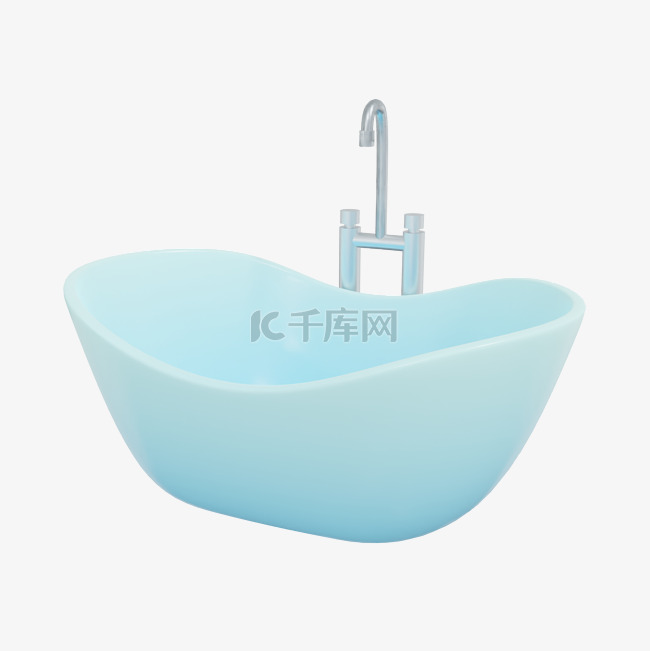 3DC4D立体浴室洗浴浴缸