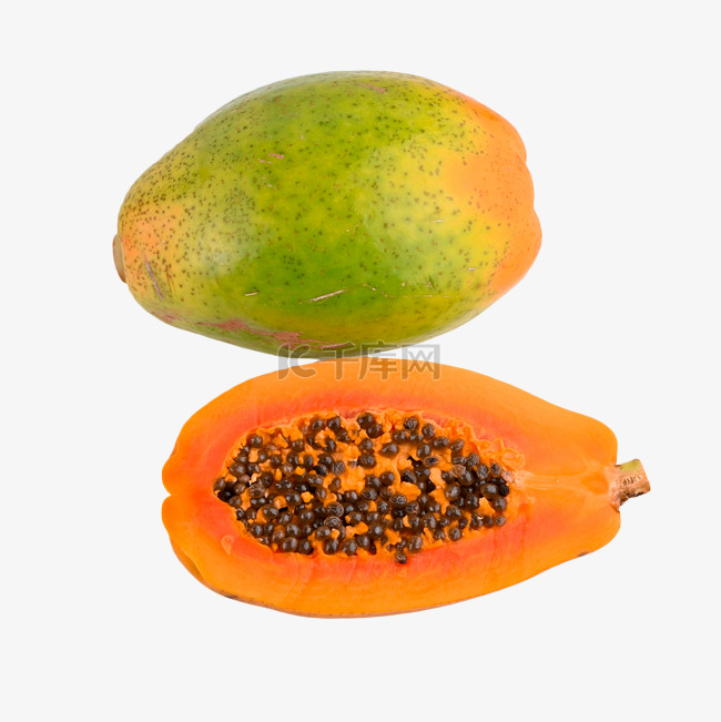 木瓜热带摄影图水果