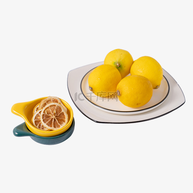 水果营养新鲜柠檬食品柠檬片