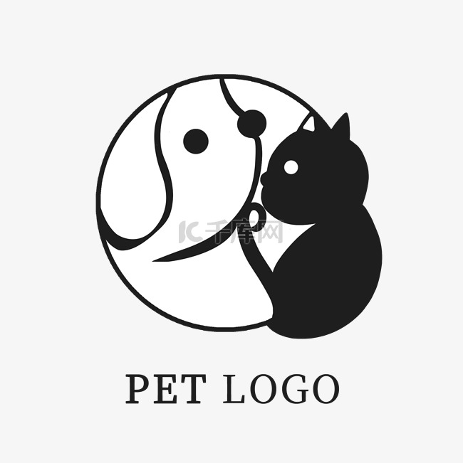 简约宠物爱宠logo标志头像