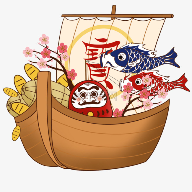 宝船日本新年祝福好运用品
