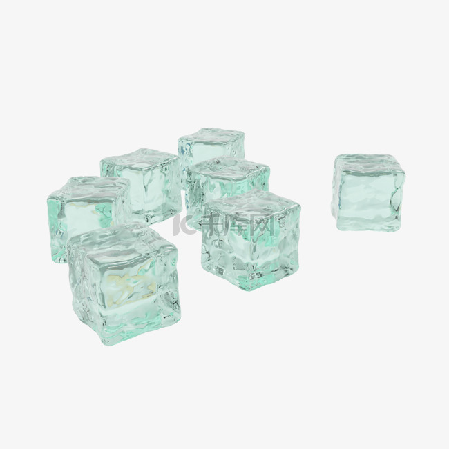 3DC4D立体透明冰块