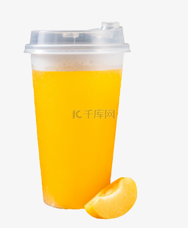水果冷饮杏子鲜榨果汁